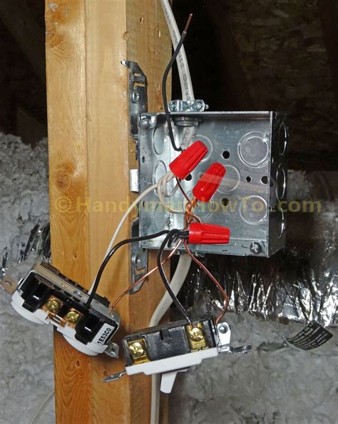 can you have a junction box in the attic|attic light with outlet.